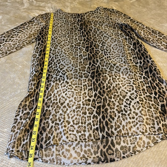 🐆Calvin Klein🐆 Leopard, long sleeve tunic - Picture 8 of 12